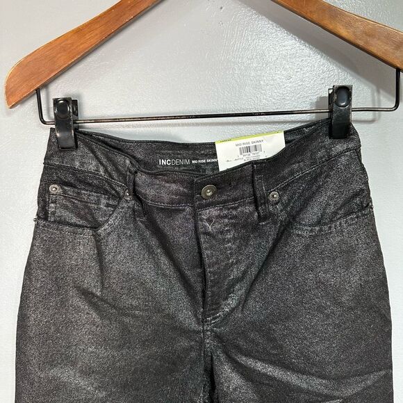 INC International Concepts Women’s Jeans sz 4 Mid Rise Skinny NEW #F135 - Picture 7 of 12